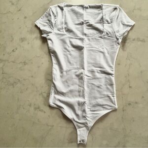 Abercrombie & Fitch Classic White Bodysuit